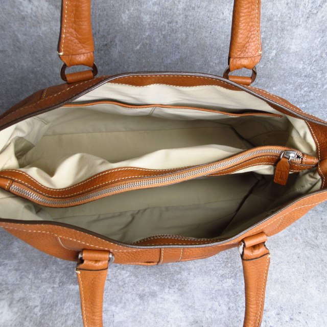 【中古】トッズ TOD'S トートバッグ レザー ライトブラウン E0227032694 レディース_7