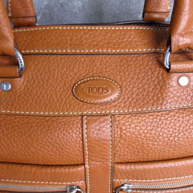 【中古】トッズ TOD'S トートバッグ レザー ライトブラウン E0227032694 レディース_8