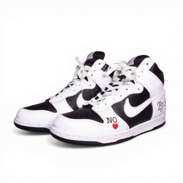 【中古】ナイキ NIKE Supreme シュプリーム 美品 NIKE SB DUNK HIGH OG QS By Any Means DN3741-002 22SS