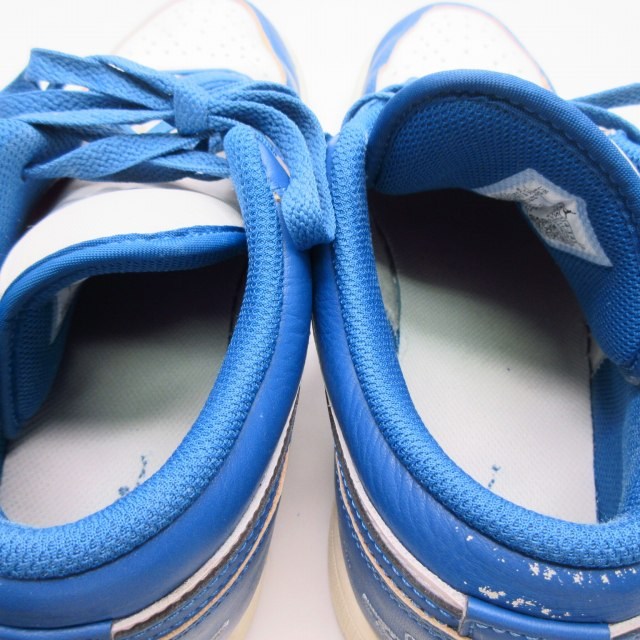 【中古】ナイキ NIKE AIR JORDAN 1LOW スニーカー 靴 ウイングロゴ ロートップ 28?p ブルー ホワイト k367930 メンズ_5
