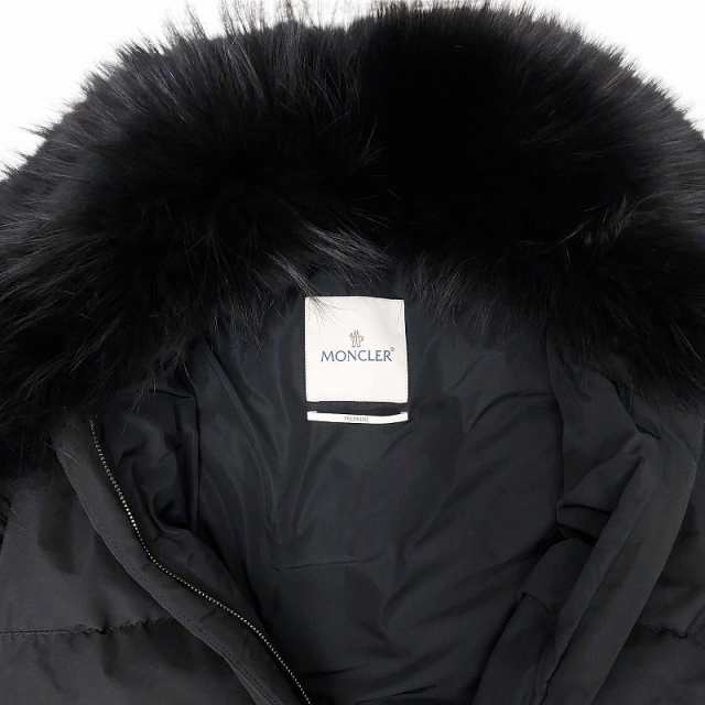 【中古】モンクレール MONCLER PREMIERE RHUBARBE ルバーブ ラクーンファー ロング ダウンコート ジャケット 切替 1