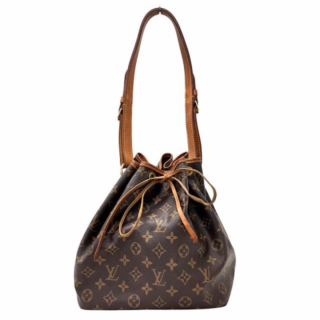 【中古】ルイヴィトン LOUIS VUITTON M42226 プチノエ ワンショルダーバッグ 肩掛け ハンドバッグ 巾着 モノグラムの通販は 32,370円