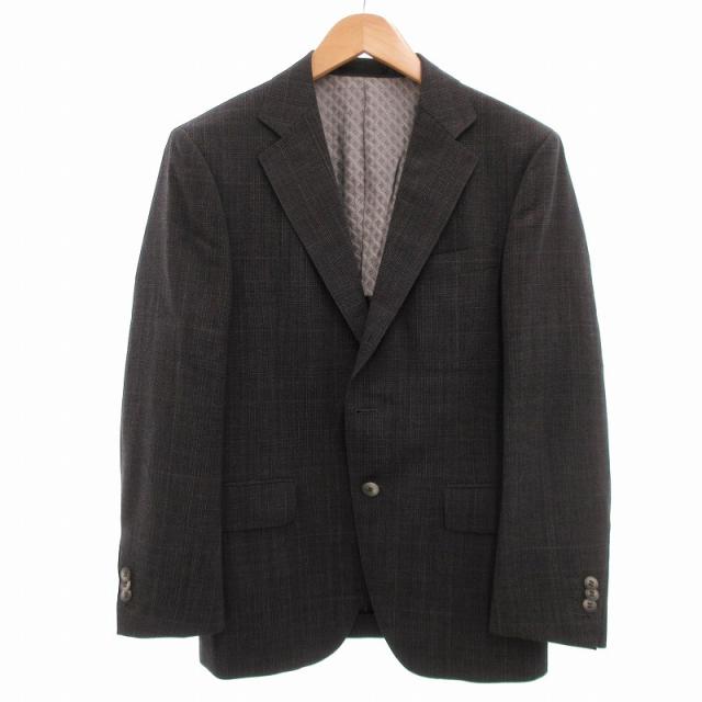 【中古】セットアップ スーツ ビジネス フォーマル オーダーメイド テーラードジャケット シングル パンツ グレーの通販は 【中古】セットアップ スーツ ビジネス フォーマル オーダーメイド テーラードジャケット シングル パンツ グレーの通販は