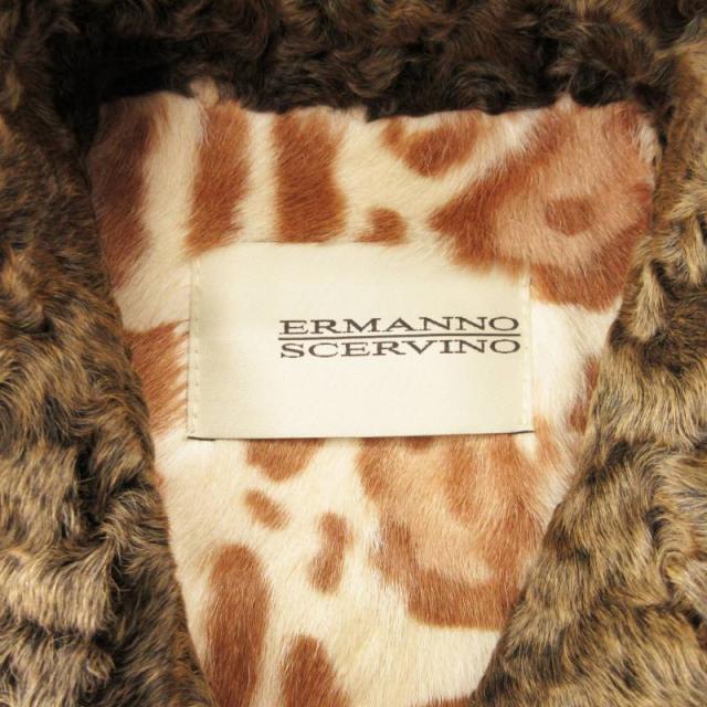 ERMANNO SCERVINO キッドレザージャケット ゴートスキン カルガンラム