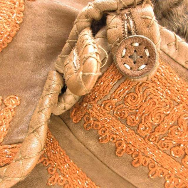 ERMANNO SCERVINO キッドレザージャケット ゴートスキン カルガンラム