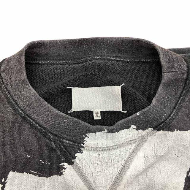 【中古】マルタンマルジェラ 20SS カレンダーロゴクルーネックスウェット トレーナー ロゴペイント L 黒 S29GU0060の通販は 【中古】マルタンマルジェラ 20SS カレンダーロゴクルーネックスウェット トレーナー ロゴペイント L 黒 S29GU0060の通販は