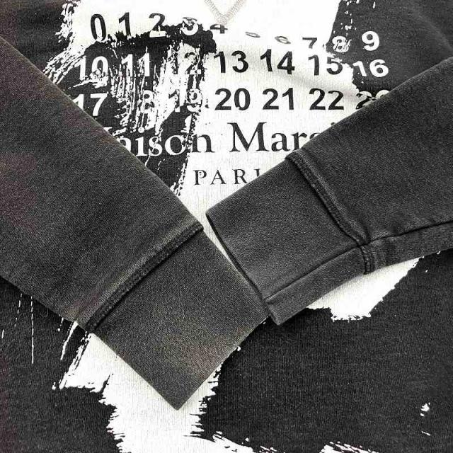 【中古】マルタンマルジェラ 20SS カレンダーロゴクルーネックスウェット トレーナー ロゴペイント L 黒 S29GU0060の通販は 【中古】マルタンマルジェラ 20SS カレンダーロゴクルーネックスウェット トレーナー ロゴペイント L 黒 S29GU0060の通販は