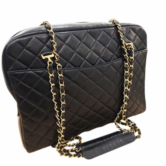 中古】シャネル CHANEL ヴィンテージ マトラッセ ダブルチェーン 中古】シャネル CHANEL ヴィンテージ マトラッセ ダブルチェーン