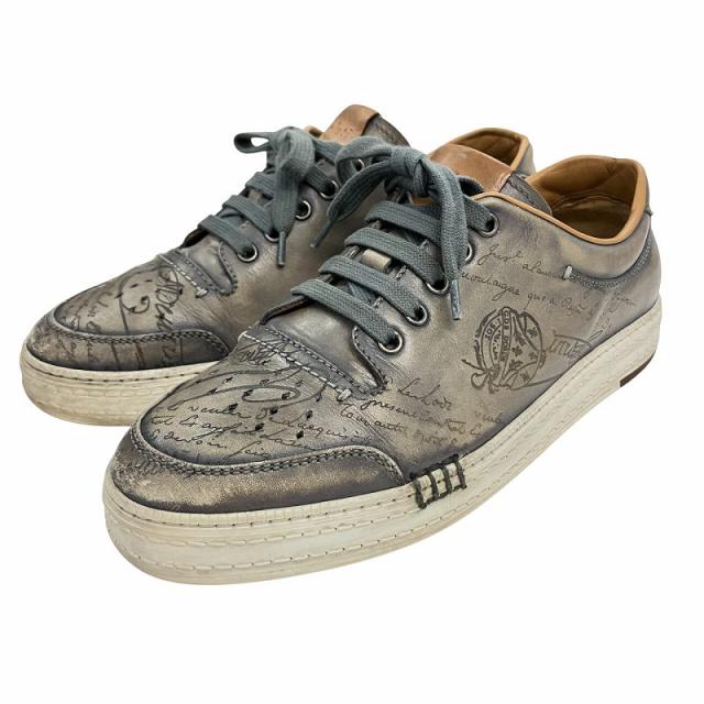 中古】ベルルッティ Berluti プレイタイムスクリット レザー