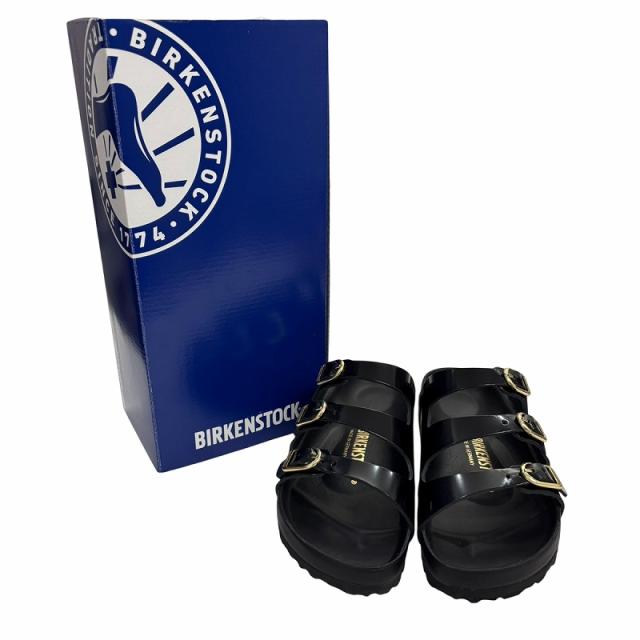 【中古】未使用品 ビルケンシュトック BIRKENSTOCK フロリダ エクスクイジット Florida サンダル 黒 22.5cm