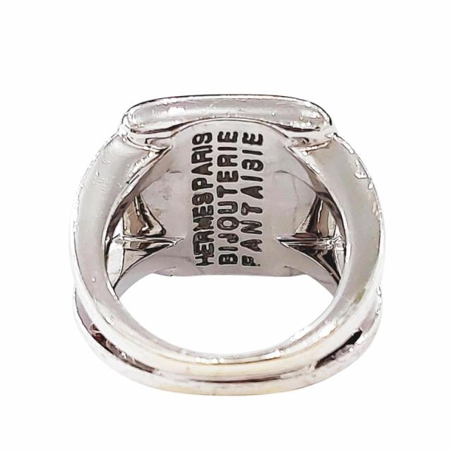 美品 エルメス セリエ コロゾ リング シェル 約11号 ヴィンテージ