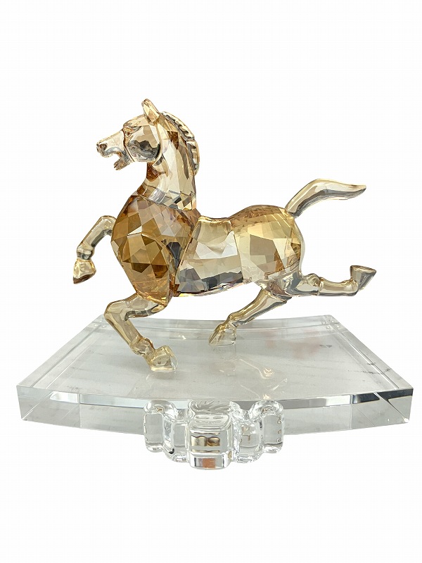 Swarovski 馬のクリスタルフィギュア 置物 スワロフスキー