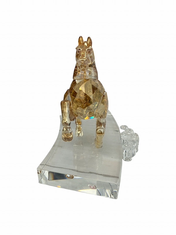 中古】スワロフスキー SWAROVSKI 極美品 十二支 ホース 馬