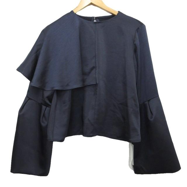 中古】クリスタセヤ 23SS LINEN COLLARLESS CROPPED JACKET リネン