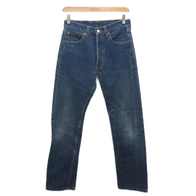【中古】リーバイス ヴィンテージ 古着 90s 95年製 501デニムパンツ ジーンズ ボタン裏552 ボタンフライ W29 L36