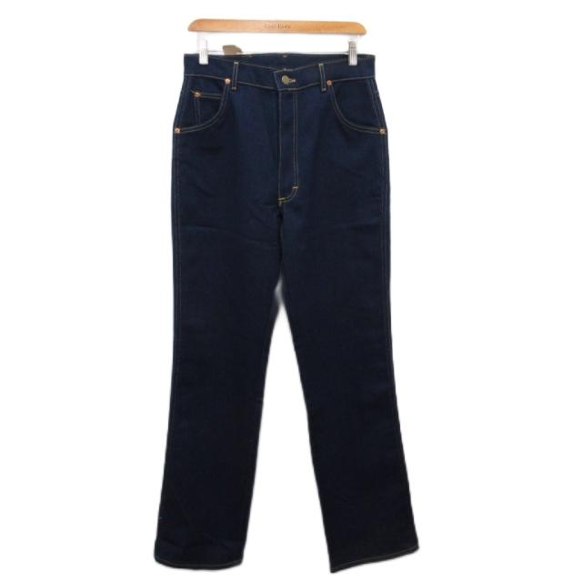 【中古】未使用品 リー デッドストック ヴィンテージ 古着 70s デニムパンツ ジーンズ ジップフライ 16 インディゴ