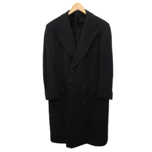 【中古】アクアスキュータム AQUASCUTUM トレンチコート カシミヤコート ロング丈 ファーライナー付き カシミヤ100%
