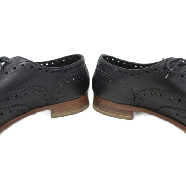 【中古】チャーチ church's ドレスシューズ ウィングチップ 靴 黒 ブラック 36 ? 23.5cm レディース