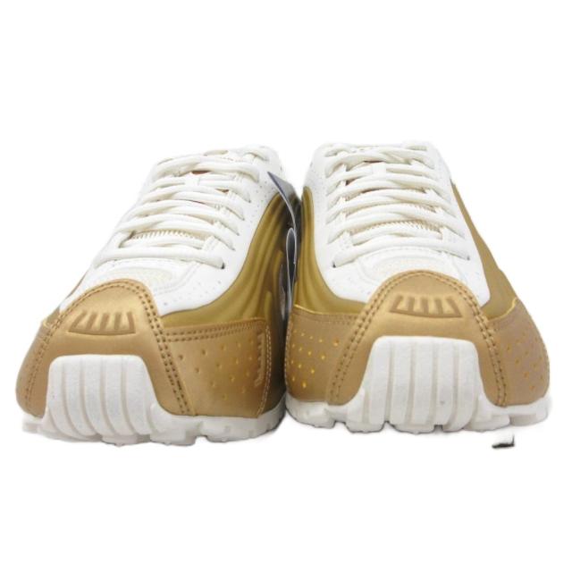 【中古】ナイキ WMNS SHOX R4 ショックス スニーカー ローカット シューズ 靴 24.5cm マスタード アイボリー