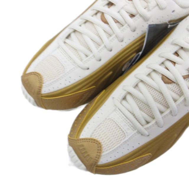 【中古】ナイキ WMNS SHOX R4 ショックス スニーカー ローカット シューズ 靴 24.5cm マスタード アイボリー