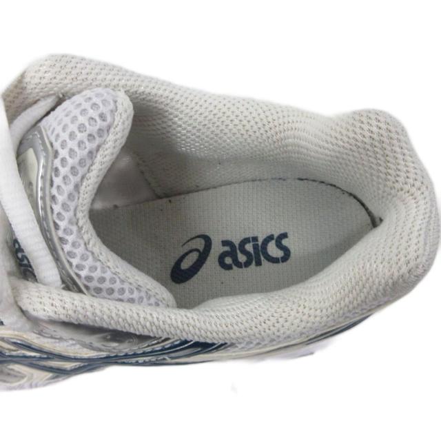 【中古】アシックス 美品 GEL-NIMBUS 9 ゲル ニンバス 9 スニーカー ローカット シューズ 靴 24.5cm グレー