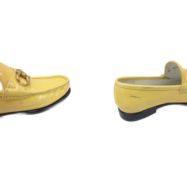 【中古】サルヴァトーレフェラガモ ローファー スリッポン レザーシューズ ゴールド金具 ホースビット 8 1/2 26.5cm