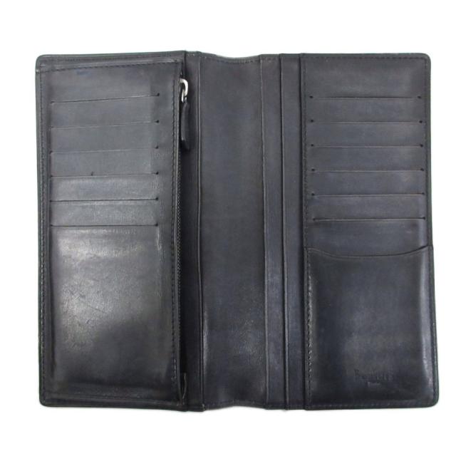 【中古】ベルルッティ Berluti セコイア カリグラフィー 長財布 ロングウォレット 小銭入れ レザー ネイビー_3