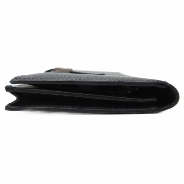 【中古】エルメス ベアン スフレ P刻印 Hロゴ 長財布 二つ折り ウォレット 小銭入れ有 シルバー金具 黒 ブラック_2