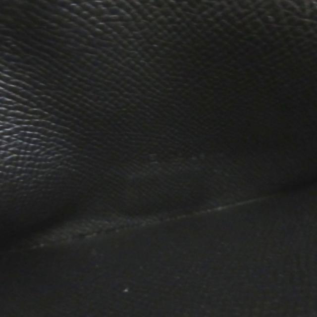 【中古】エルメス ベアン スフレ P刻印 Hロゴ 長財布 二つ折り ウォレット 小銭入れ有 シルバー金具 黒 ブラック_6