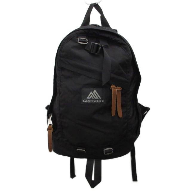 【中古】グレゴリー GREGORY JPS リュックサック デイパック バックパック バッグ ロゴ 黒 ブラック ■IBO91