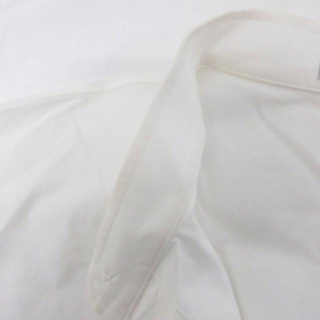 【中古】ザ リラクス 21AW BAND COLLAR PLACKET SHIRTS バンドカラーシャツ 長袖 コットン 46 白 ホワイト_5