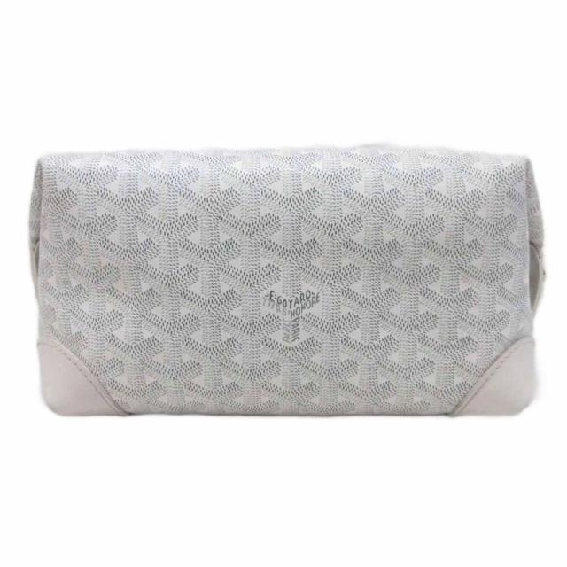 【中古】ゴヤール GOYARD 希少 ボーイング25 セカンドバッグ クラッチバッグ トイレタリーケース ポーチ 総柄 白_1
