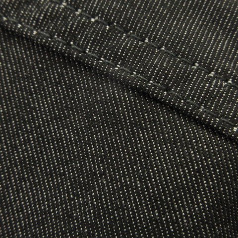 【中古】未使用品 ラフシモンズ RAF SIMONS タグ付き 23SS デニムシャツ 231-M242 ブラック XS ☆AA★_4
