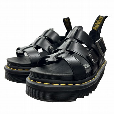 【中古】ドクターマーチン DR.MARTENS AW006 GV11V TERRY シャークソール サンダル 靴 シューズ 黒 ブラック EU36 ■ST レディースの通販は