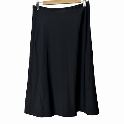 【中古】ヨーコチャン YOKO CHAN スカート ひざ丈 40 ブラック 黒 YCS-620-060 ■ST レディースの通販は