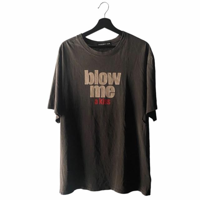 ★人気★【Project G/R】★BLOW ME WASHED T-SHIR.T★ PROJECT G/R BLOW ME WASHED ダメージ加工 Tシャツ