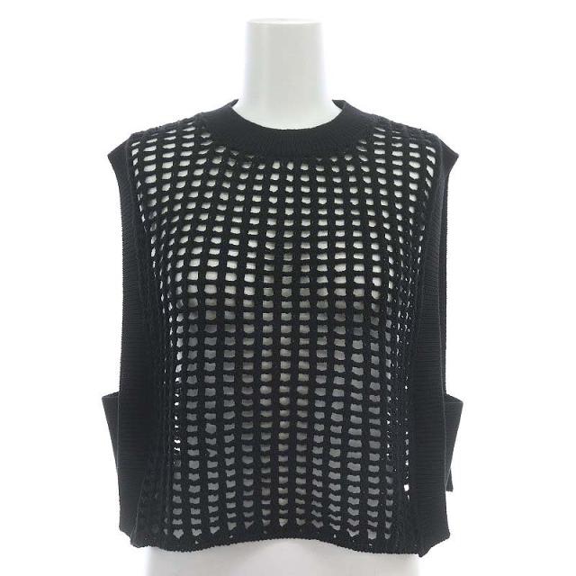 【中古】未使用品 ハイク HYKE 24SS CROCHETED CROPPED SWEATER TOP ベスト ニット プルオーバー クロップド  レディースの通販は 10,374円