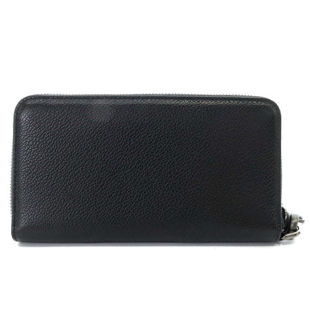 中古】プラダ PRADA PORTAFOGLIO LAMPO VIT MICRO GRAIN 長財布 レザー 