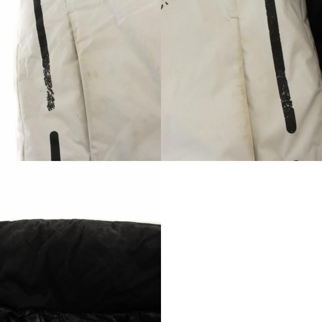 【中古】モンクレール MONCLER 22AW BARCENA ダウン ジャケット バイカラー フード 2 M 白 黒 H20911A00177_8