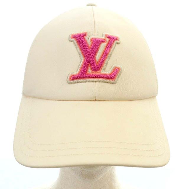 【中古】ルイヴィトン LOUIS VUITTON  LV リミックス キャップ LV シグネチャー 帽子 キャップ ベージュ M7289L の通販は