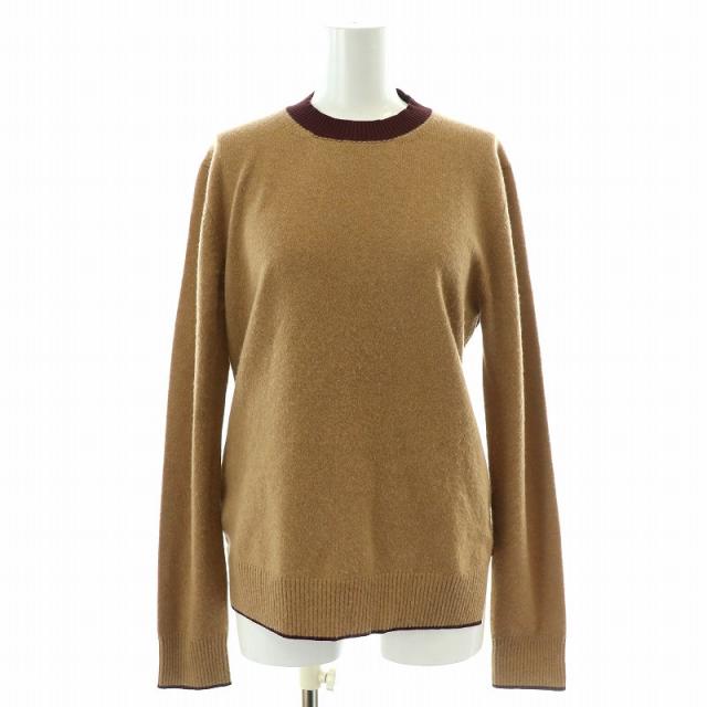 中古】マルニ MARNI ニット セーター 長袖 クルーネック バイカラー 