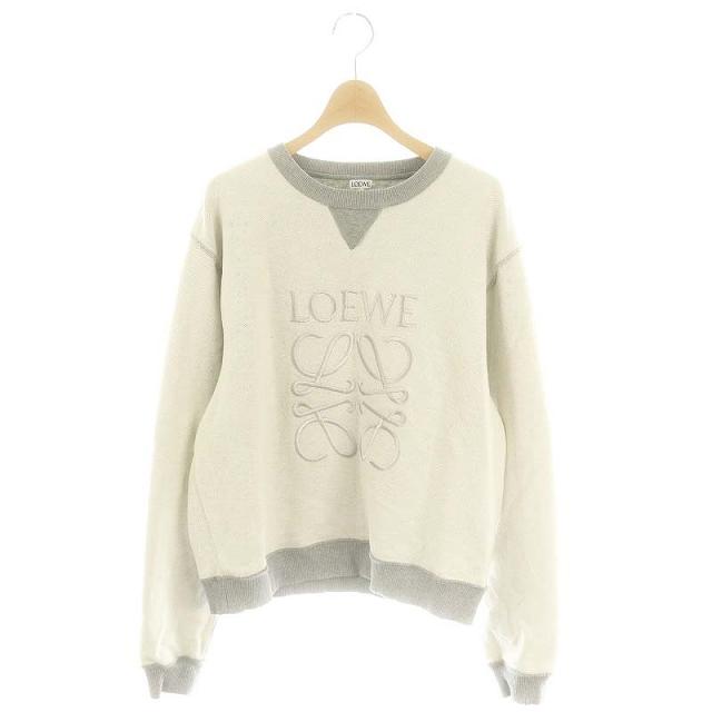 ロエベ　アナグラム　エンブロイダリースウェットシャツ　Lサイズ LOEWE(ロエベ) Anagram Embroidery Sweatshirt アナグラム エン