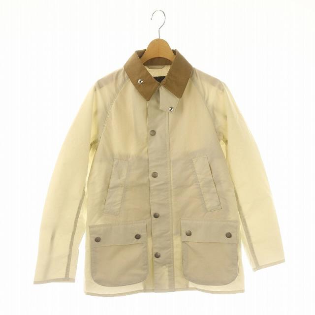 【中古】バブアー ジャパンリミテッドワーウィック ナイロン ブルゾン アウター フルジップ 34 M ベージュ 茶