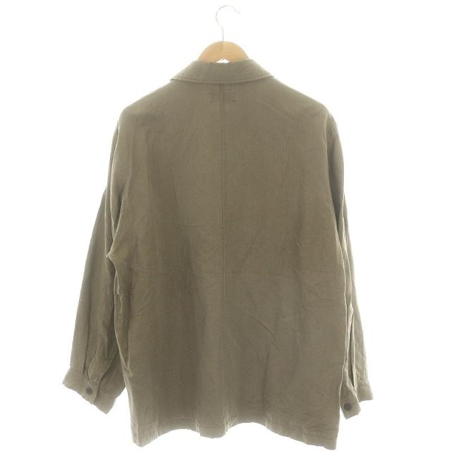 中古】エイトン ATON NIDOM SILK LINEN CPO SHIRT シャツ 長袖