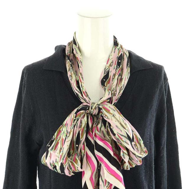 中古】ルイヴィトン LOUIS VUITTON スカーフ付き ニット セーター 長袖