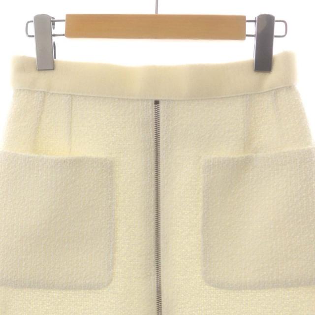 シャネル アイボリー ツイード スカート｜シャネル アイボリー