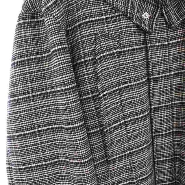 ラフシモンズ raf simons コート 18aw padded parka 中古】RAF SIMONS 18AW Black and White Check Padded Parka