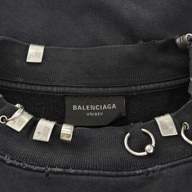 中古】バレンシアガ BALENCIAGA 23AW UNISEX ピアス スウェット