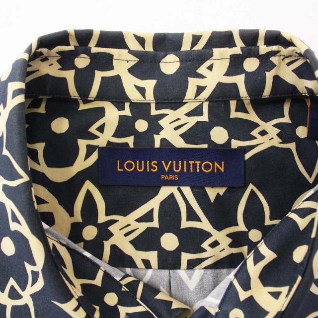 【中古】ルイヴィトン LOUIS VUITTON 21AW LV Wax Short Sleeve Shirt シャツ 半袖 総柄 モノグラム XL マルチカラー 中古】ルイヴィトン LOUIS VUITTON 21AW LV Wax Short Sleeve Shirt