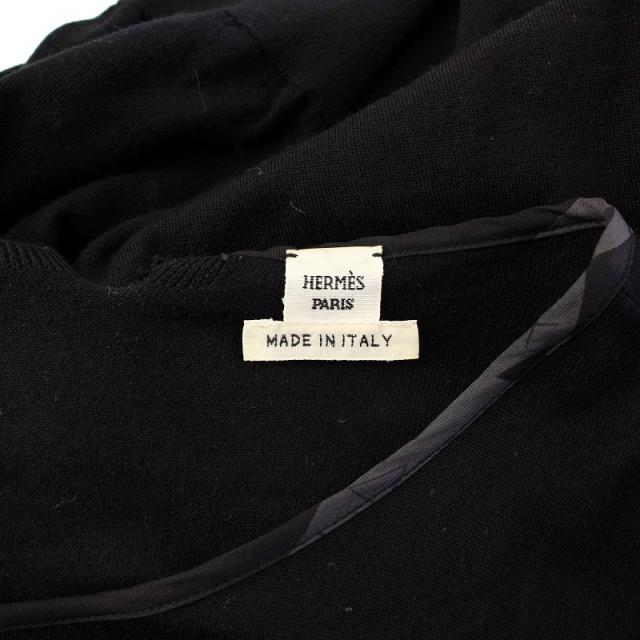 中古】エルメス HERMES ニット セーター 長袖 バックリボン 38